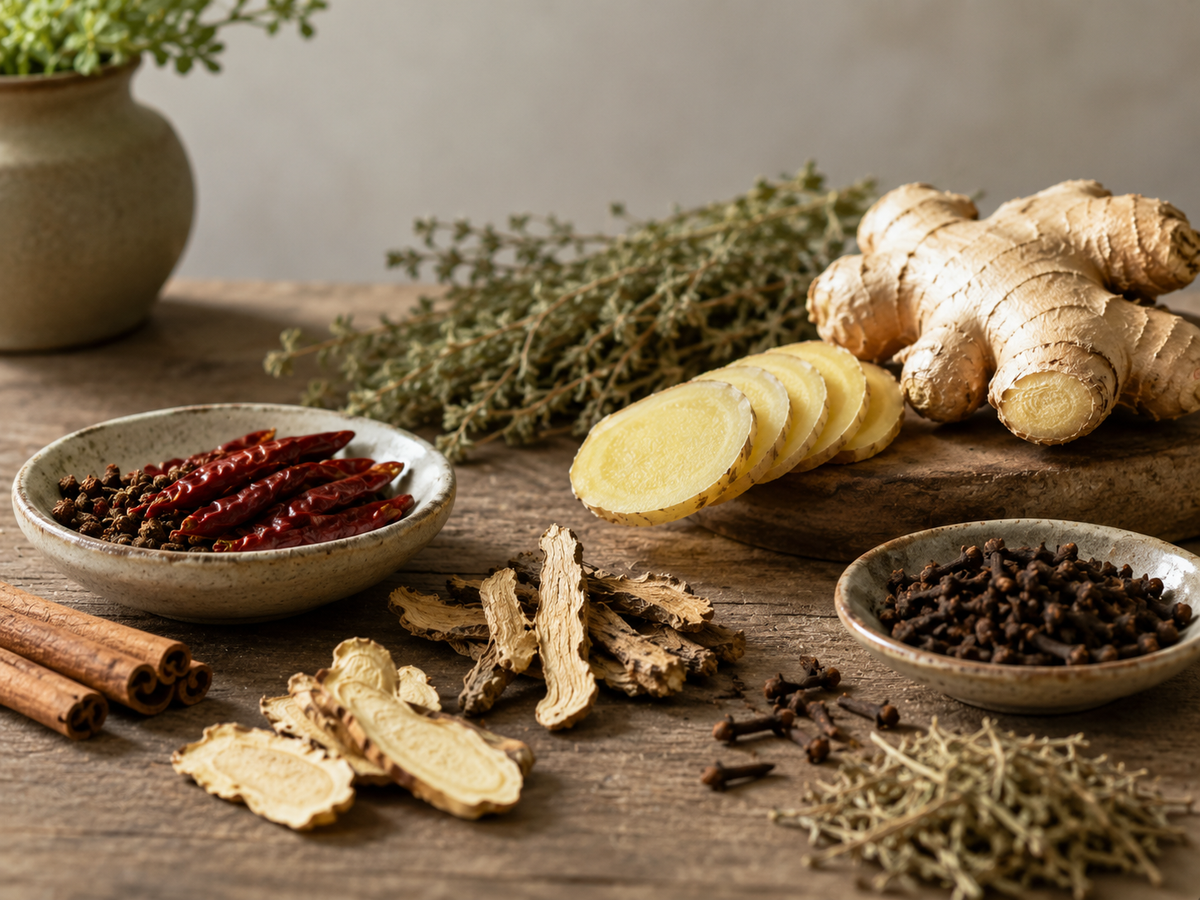 Herbal Pain Patch Ingredients: The Traditional Warming Herbs